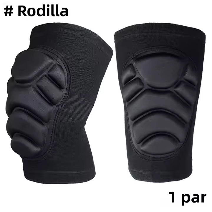 Pares De Protecciones Para Rodillas Y Codos Para Ciclismo Snowboard Patinaje En Ruedas Y Patinaje Al Patinaje Extreme Deporte Protección De Articulaciones Con Material De Poliéster - 1