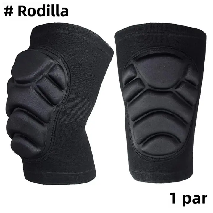 Pares De Protecciones Para Rodillas Y Codos Para Ciclismo Snowboard Patinaje En Ruedas Y Patinaje Al Patinaje Extreme Deporte Protección De Articulaciones Con Material De Poliéster - 1