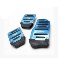 Nuevo Kit De 3 Piezas De Cubiertas Para Pedales De Transmisión Manual Universal No Eslipantes De Aluminio Accesorios De Coche Pedali Rojo/Azul/Cobre - details 6