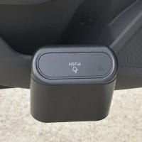 Caja De Almacenamiento Para Interior De Coche 1L Estuche De Basura Portátil Con Soporte De Clip Para Asiento Puerta Accesorios Automotrices ABS Cuadrado - details 2