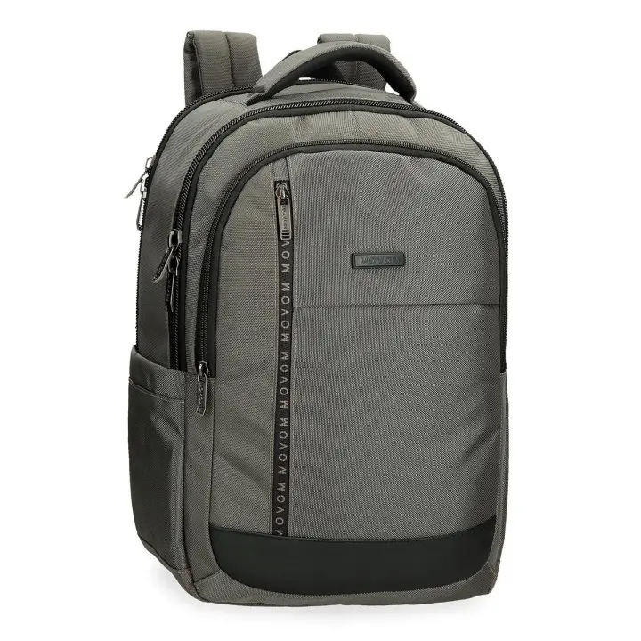 Mochila para portátil Movom Buster tres compartimentos gris - 1