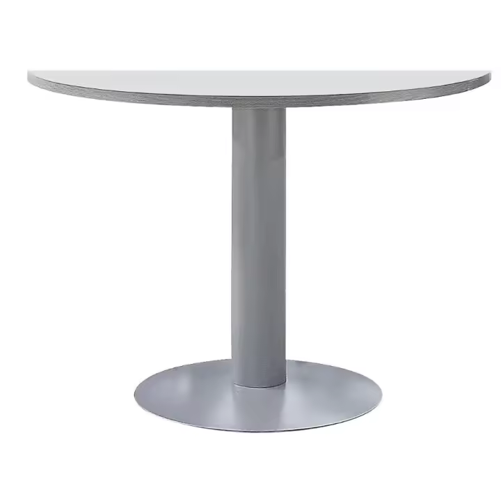 Mesa Circular Rocada Serie Meeting Gris 100 Cm Diámetro - Espacio de Trabajo Eficiente - 1