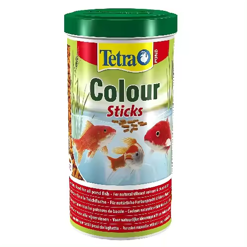 TETRA POND COLOR STICKS, Alimento para Peces de Estanque, 1 L - 1