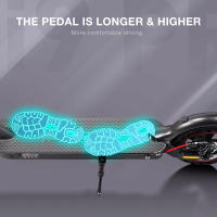 iScooter i9 Pro patinetes electricos adultos Plegable scooter freestyle bicicleta 8.5 pulgadas Neumático de Panal ，Motor de 350W ，BateríA De Bicicleta EléCtrica 48v 7.5Ah Batería Velocidad Máxima de 30km/h - details 3