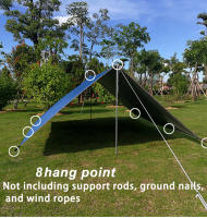 Carpa De Sol Impermeable Para Camping Y Playa Super Ligera Canopy De Jardín Telar De Sol Para Turistas Carpa De Sol Para 3-4 Personas - details 7