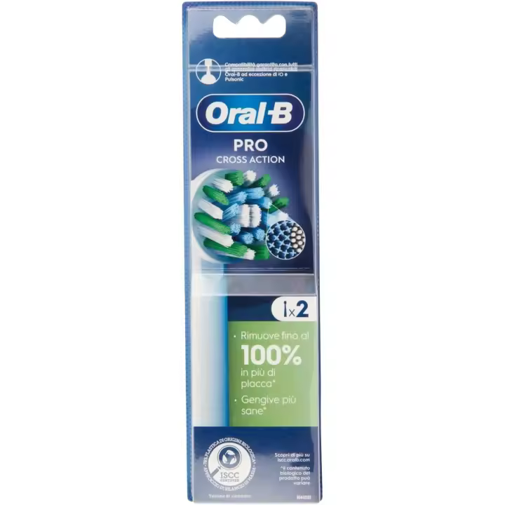 ORAL-B CEPILLO ELECTRICO PRO RECAMBIOS CROSS ACTION 2 CABEZALES - 1