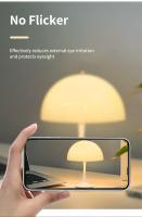 Lámpara De Mesa LED En Forma De Honguito Portable Carga Por Tipo C Luz Nocturna Táctil Para Decoración De Habitación Bar Café - details 7