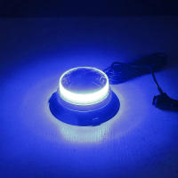 Luz De Advertencia Estroboscópica LED Para Emergencias En Coche Base Magnética Amarilla Azul Roja Mini Policia Flashing Beacon 12V 24V - details 6