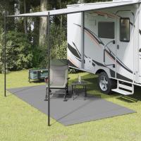 vidaXL Alfombrilla de camping 4x2 m Color Azul,  Verde,  Crema y mas - details 3