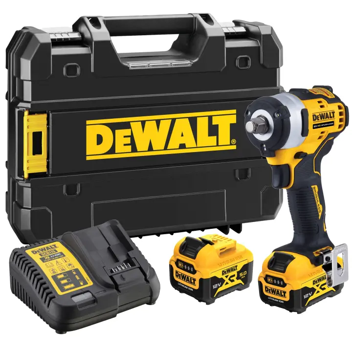 Dewalt DCF901P2-QW - Llave de Impacto sin escobillas XR 12V Li-Ion 5Ah - 1