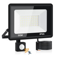 Proyector De Luz Exterior LED Con Sensor De Movimiento PIR 20W 30W 50W 100W 200W AC220V Impermeable Para Jardín Y Paisajismo - details 0