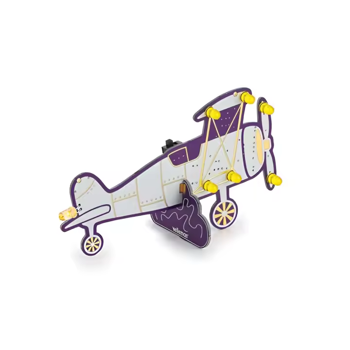 Whadda - Kit de Soldadura Educativo para Construir un Aeroplano Retro - 1