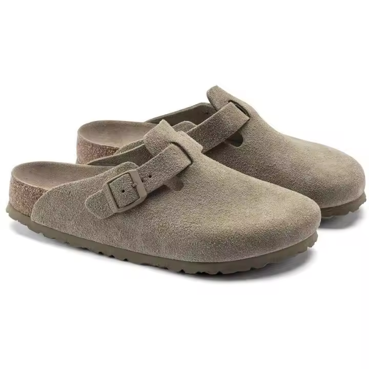 Zuecos Birkenstock Boston SFB VL Faded Khaki - 1