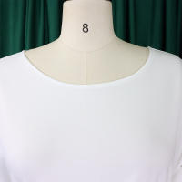 Conjunto De Pantalones Y Blusa Elegante Para Mujer Traje De Oficina Con Cinturón Alto Ajustado Ropa Trasera Larga Estilo Recto - details 17