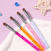 Set De Pinceles Para Uñas De Acrílico Profesional 4 Piezas/set Pincel Para Polvos De Uñas De Gel Herramienta De Manicura Para Mujeres Y Niñas - details 8