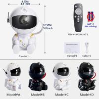 Proyector De Estrellas Y Astronauta Galaxy Luz Nocturna LED Decoración Para Dormitorio Regalo Para Niños Y Adultos - details 12