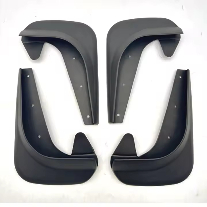 Juego De 4 Piezas De Guardabarros Universales Para Ruedas Delanteras Y Traseras De Coche Protección De Neumáticos Accesorios De Automóvil Con Tornillos - 1
