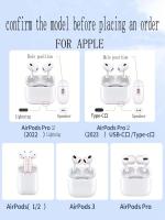 Funda Para Airpods 4 Con Colgante De Corazón Y Perla En Forma De Flor Rosa Y Mariposa Funda Protectora De TPU Para Apple AirPods pro 2 - details 0