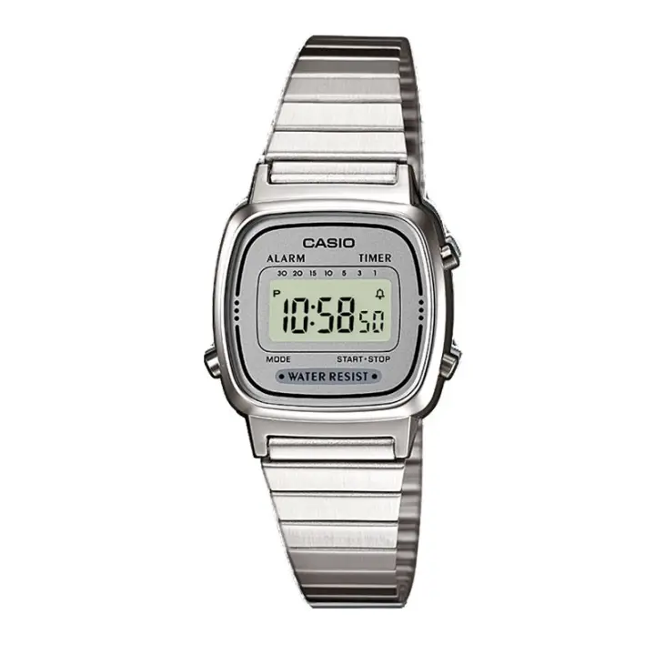 Reloj Casio Mujer LA670WEA-7EF | Acero Inoxidable Plateado - 1
