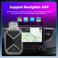 Adaptador Wireless Carplay En 1 Para Coche Android Auto Smart AI Box USB Plug&Play Accesorios Para Carro Con Cable - details 1