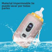 Ble Funda de aislamiento para biberones, Device de aislamiento de leche para niños with LCD pantalla, Botella de aislamiento USB para Viajes en coche, - details 0
