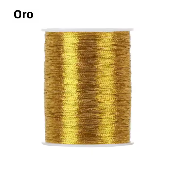Hilo De Bordado De Alta Calidad Para Manualidades DIY Oro Y Plata Hilo De Cruz Para Máquina De Costura Y Suturas Artísticas Accesorios De Costura - 1