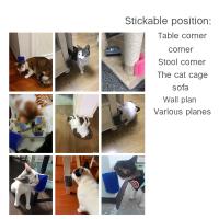 Peine Para Gatos Con Masajeador De Esquina Mesa Afilador De Pelo Con Nepenta Accesorios De Cuidado Para Gatos Y Gatitos Material Plástico - details 5
