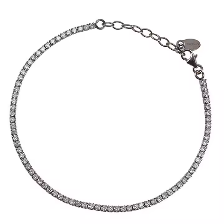 Pulsera Riviere Luna Plata - 1