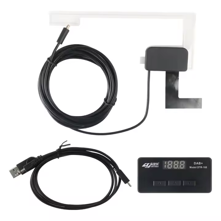 Receptor DAB+ Con Antena Y Adaptador USB Para Estéreo De Coche JMCQ Receptor GPS Para Coche Con Mejora De Señal - 1
