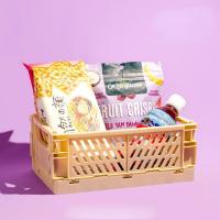 Caja De Almacenamiento Plegable De Plástico Caja De Bolsas De Tela Caja De Muebles Para Joyería Maquillaje Juguetes Organizador Portátil - details 6