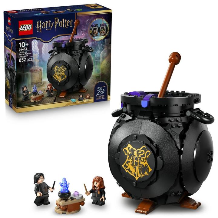 LEGO® 76464 Harry Potter™ Caldero: Aula de Pociones Secretas Set de Construcción de Juguete para Exponer y Jugar para Niñas y Niños de 10 Años o Más