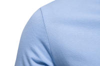 2024 verano nuevo estilo solapa tamaño europeo rayas decorativas algodón POLO camisa bordada casual hombres color sólido tops de manga corta - details 11