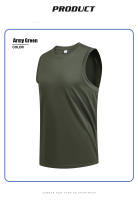 Camiseta Sin Mangas De Hombre Talla Grande Transpirable De Seda De Hielo Secado Rápido Casual Running Fitness Verano Deportes - details 1