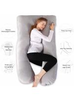Almohada Multifuncional Para Mujeres Embarazadas Almohada De Lado De Algodón Puro Desmontable Y Lavable Almohada U Para Siesta - details 0