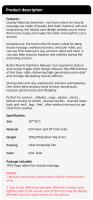 Rodillo De Esponja De 30*10cm Para Masaje Autodirigido Alivio De Dolor Lumbar Piernas Yoga Terapia Física Estiramiento Corporal - details 0