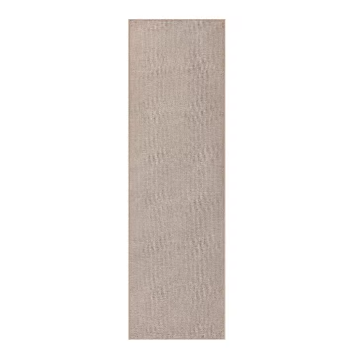 SONGMICS HOME Alfombra, 80 x 300 cm, Alfombra Antideslizante, Alfombra de Yute Sintético, Decoración del Hogar, para Salón, Dormitorio Comedor, Lavable a Máquina, Marrón Camello - 1