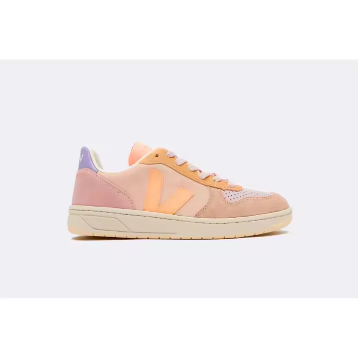 Veja V-10 Suede Multicolor Peach Zapatillas Multicolor para Mujer - 1