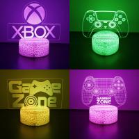 Lámpara De Noche LED NEON GAMER 3D Iluminación RGB Para Habitación De Juegos Decoración De Pared Luz De Mesa Personalizada Para Niños - details 0