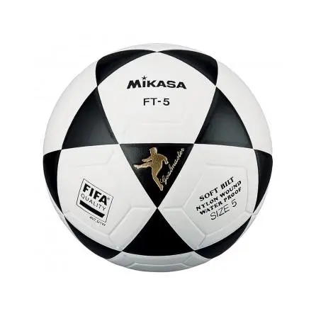 BALÓN FÚTBOL 11 MIKASA FT-5 CUERO SINTÉTICO TERMOSOLDADO MIKASA - 1
