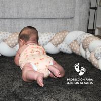 SEB MARKET  Trenza Cuna Bebe  Protector Cuna Chichoneras para Recién Nacidos - details 2