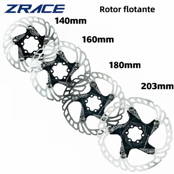 Rotor De Freno De Bicicleta ZRACE Resistente Al Calor Flotante 160mm 180mm 203mm Disco Hidráulico Para MTB Y Bicicletas De Carretera - 1