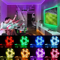 Tiras LED Para TV Con Control Remoto De 3 Botones USB 5V Luz De Fondo Flexible Para Decoración De Hogar Y Fiestas No Inmersión En Agua RGB SMD 5050 - details 0