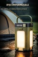 Lámpara De Camping LED Solar Recargable 4500mAh 1000LM Banco De Energía Emergencia 6 Modos De Luz Plegable Para Camping Pesca - details 40