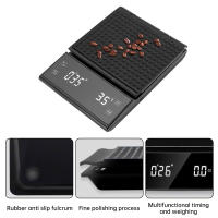 Báscula De Café Precisión Alta 3kg/0.1g Con Pantalla LCD Retroiluminada Y Timer Accesorios De Cocina Digital ABS+Silicona - details 14