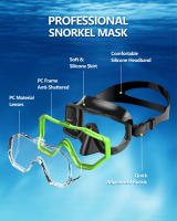 Máscara De Snorkel Para Niños Con 3 Ventanas Visión Amplia HD Ajustable Para Natación Y Escuba Diving Para Jóvenes Y Niños - details 2