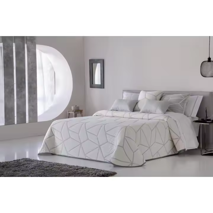 JVR - COLCHA TIPO 10 modelo LINE - Tejido Jacquard Pique - Fabricado en España - Cama 90/105/135/150/160/180 - 1