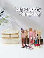 Bolsa De Maquillaje De Red Doble Capa Para Mujeres Bolso De Lavado Portátil Gran Capacidad De Almacenamiento Para Cosméticos - details 1