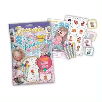 Libro DIVERSION CON GIRL POWER ANIMALES Editorial PANINI INFANTIL - 1