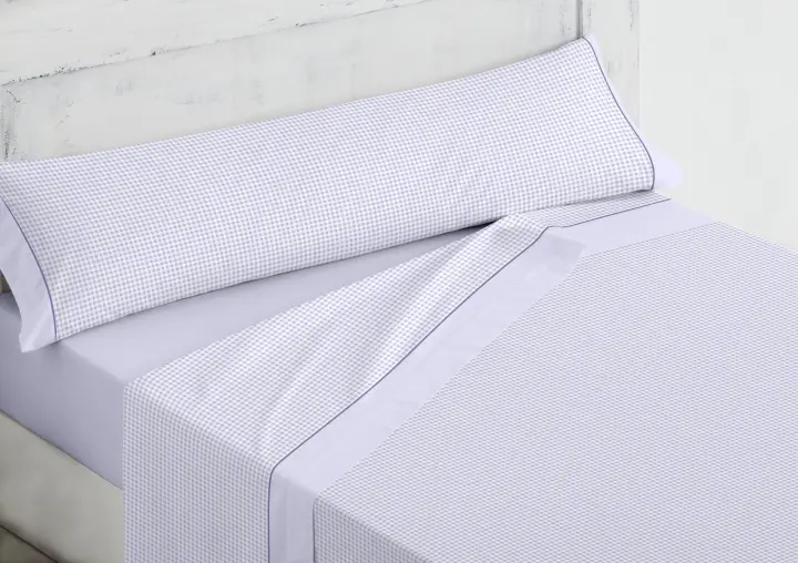 Plusdescanso- Juego de sábanas 50% algodón VANE. Calidad suprema de la firma DM. Formado por bajera, encimera y una o dos fundas de almohada. Producto TOP. - 1