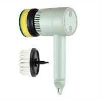 Cepillo De Limpieza Multifuncional USB Recargable Para El Hogar Con 6 Cabezas De Cepillo Aparatos Eléctricos De Limpieza - details 9
